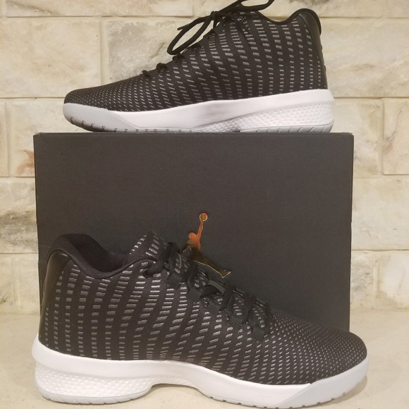 JORDAN B.FLY BLACK/WHITE-DARK GREY MESH/WOVEN/HIGH main image 4